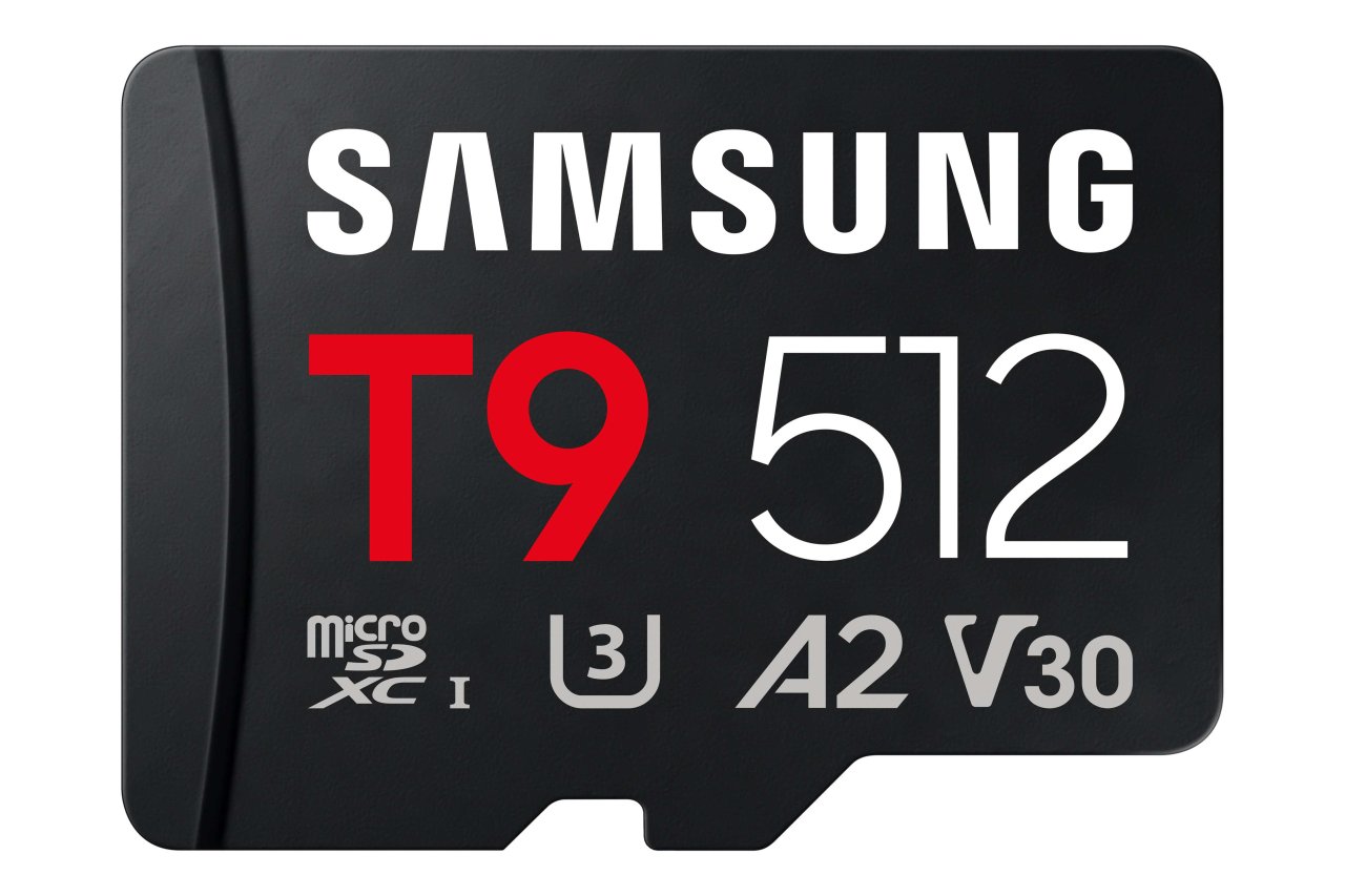 Samsung T9 microSD Speicherkarte Schwarz 512GB