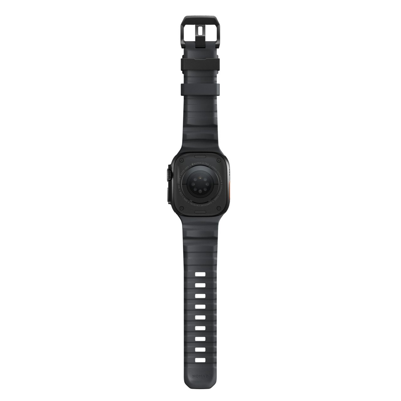 Nomad Rocky Point Armband für Apple Watch 42 (Series 1/2/3)/44/45/46/49mm Grau/Schwarz 42 (Series 1/2/3)/44/45/46/49mm Titanium