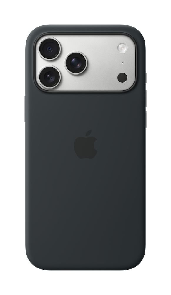Apple iPhone 17 Pro Max Silikon Case mit MagSafe Schwarz iPhone 17 Pro Max Silikon
