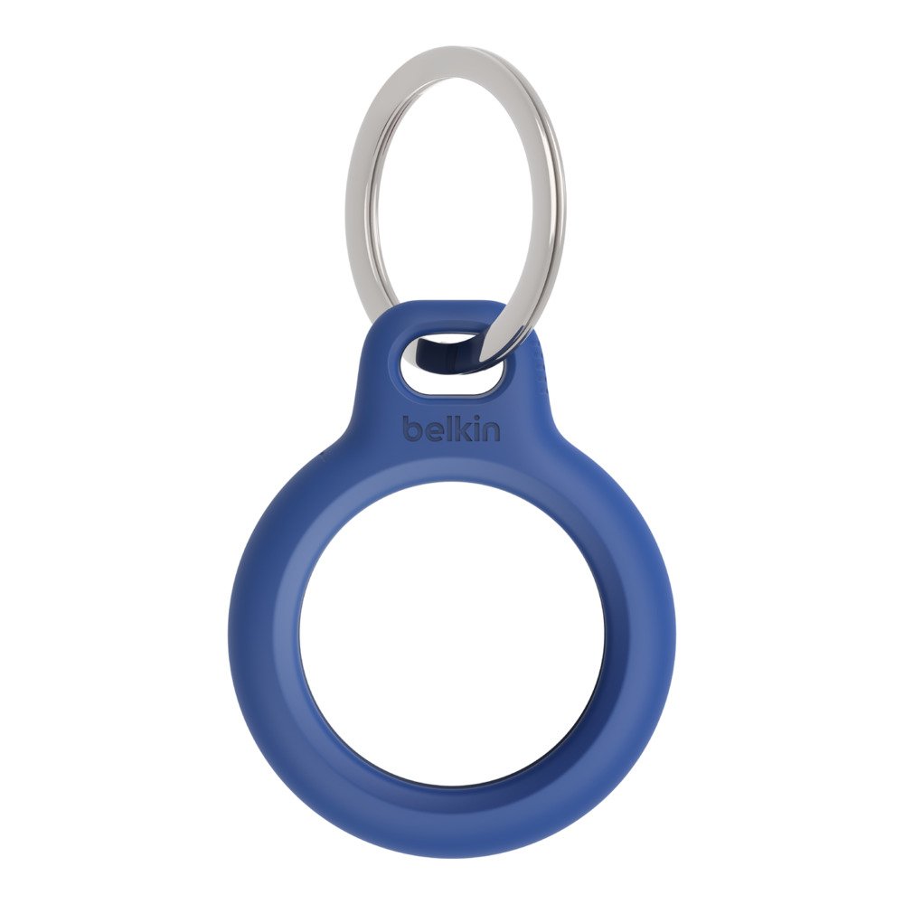 Belkin Anhänger mit Schlüsselring für AirTag Blau AirTag Polycarbonat