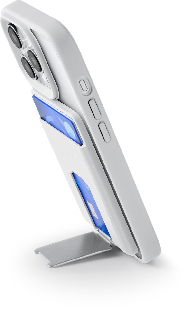 LAUT Flexi Prop MagSafe Stand Wallet für iPhone Weiß iPhone 12 mini iPhone 12 Pro Max iPhone 13 mini iPhone 13 iPhone 13 Pro iPhone 13 Pro Max iPhone 12 iPhone 12 Pro iPhone 14 iPhone 14 Pro iPhone 14 Pro Max iPhone 14 Plus iPhone 15 iPhone 15 Plus iPhone 15 Pro iPhone 15 Pro Max iPhone 16 iPhone 16 Plus iPhone 16 Pro iPhone 16 Pro Max Silikon