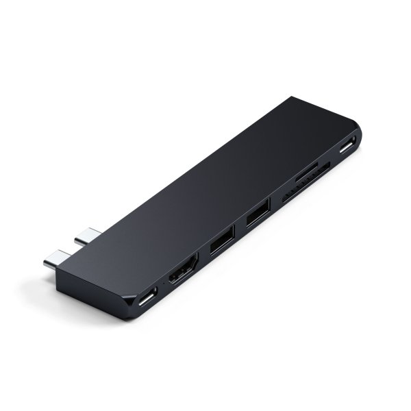 Satechi USB-C Pro Hub Slim Adapter Midnight Black