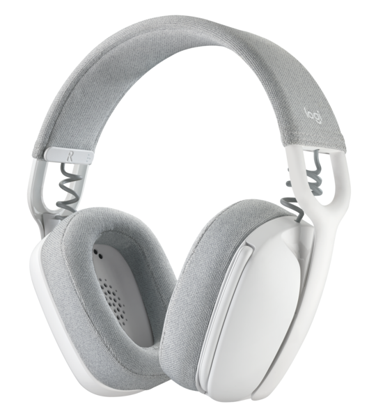 Logitech Zone Vibe 100, USB-C Empfänger Weiß Over-Ear Kabellos via USB