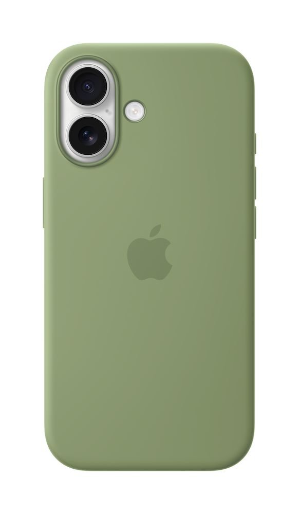 iPhone 17 Silikon Case mit MagSafe Hellmoosgrün iPhone 17 Silikon