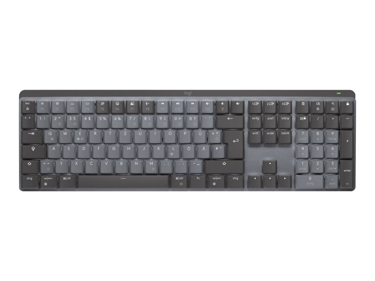 Logitech MX Mechanical Grafit Tactile Quiet Schweiz Kabellos via USB