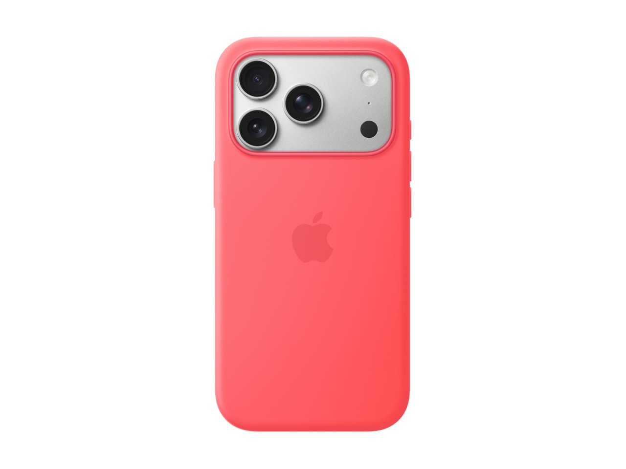 Apple iPhone 17 Pro Silikon Case mit MagSafe Guavepink iPhone 17 Pro