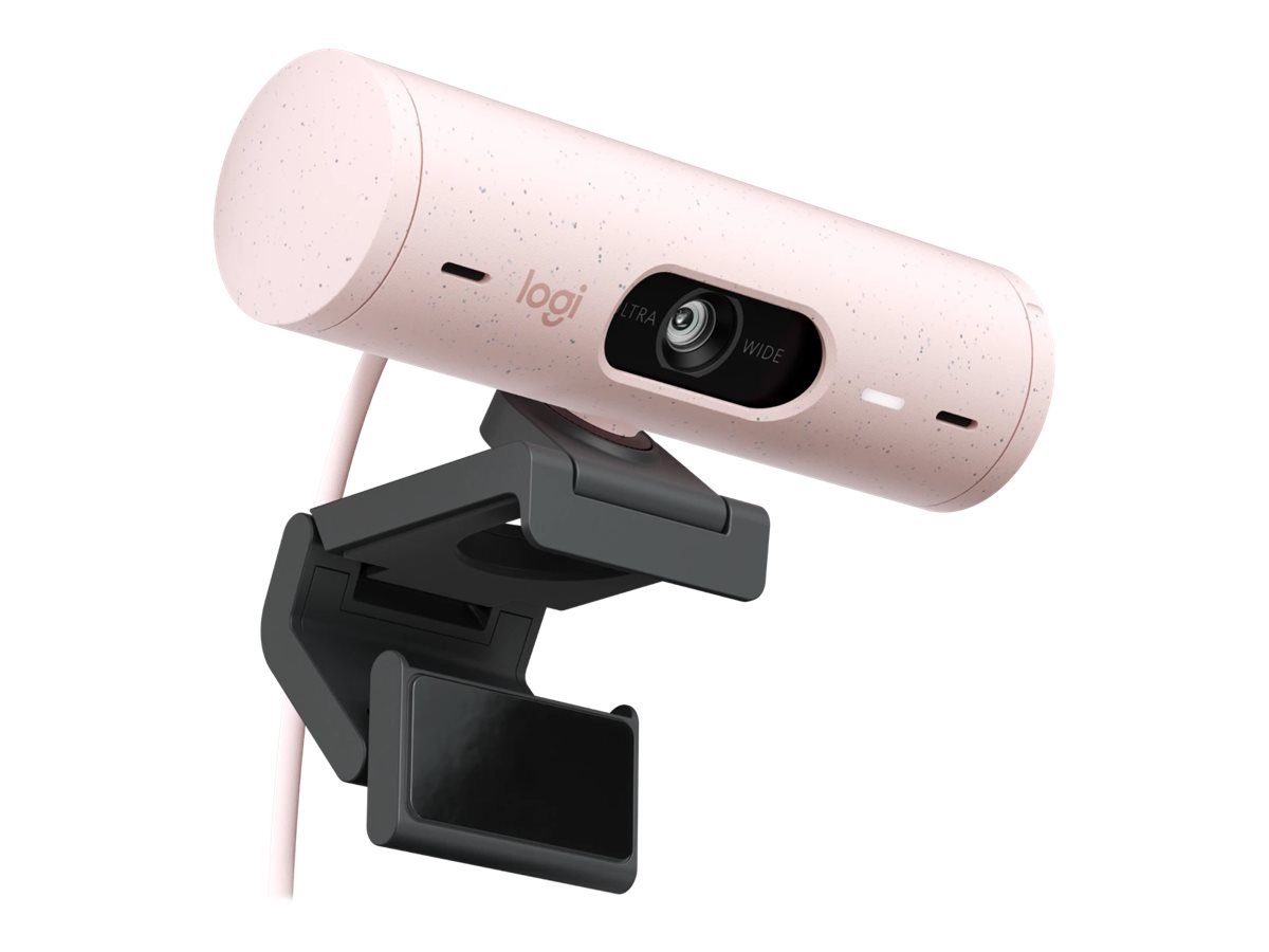 Logitech BRIO 500 Webcam Rosa 1920 x 1080 (Full HD) USB-C Kabelgebunden