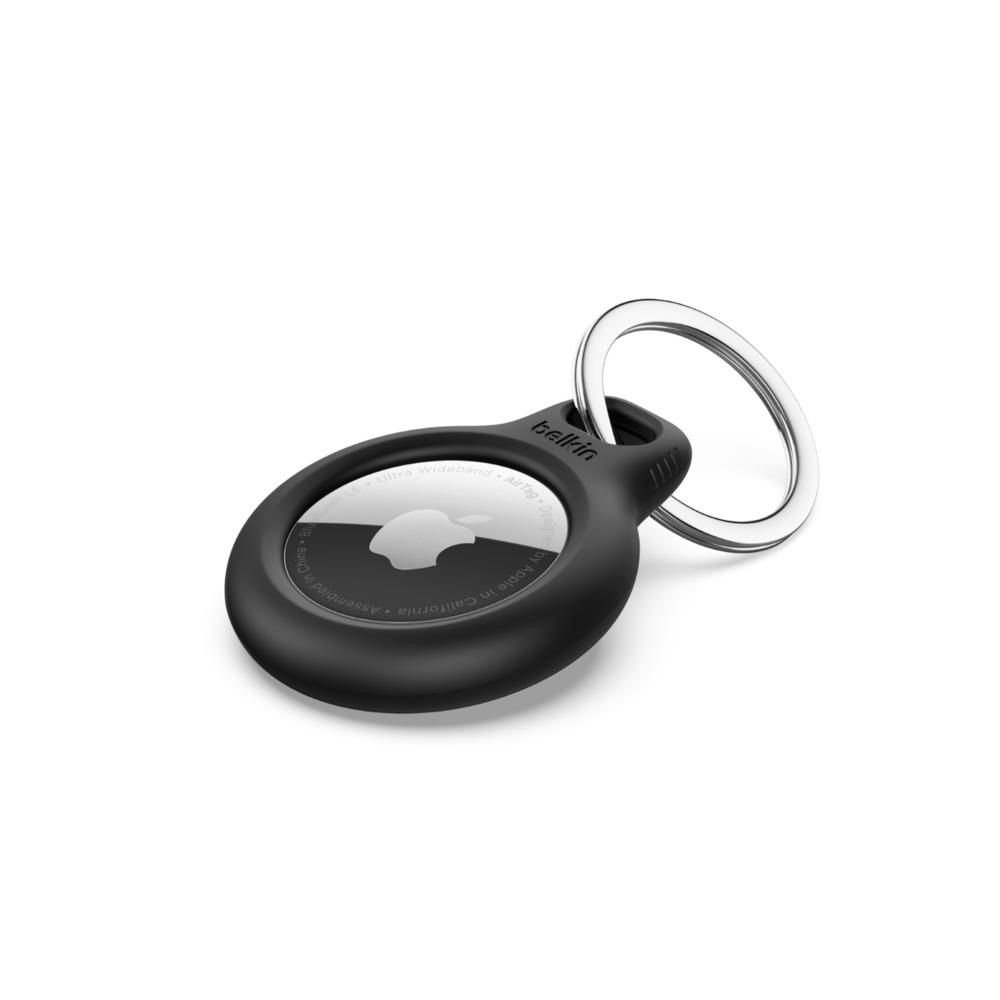 Belkin Anhänger mit Schlüsselring für AirTag Schwarz AirTag Polycarbonat