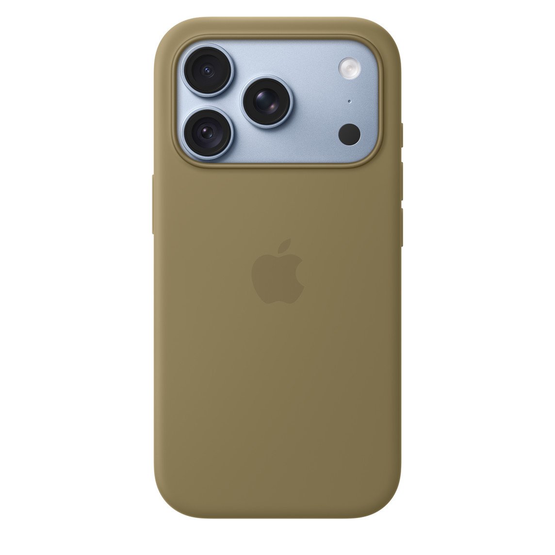 Apple iPhone 18 Pro Silikon Case mit MagSafe Oliv iPhone 18 Pro