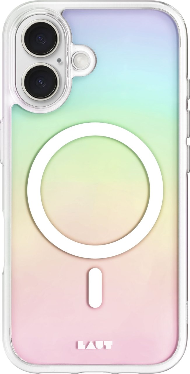 LAUT Holo Case für iPhone 16 Weiß iPhone 16 Kunststoff