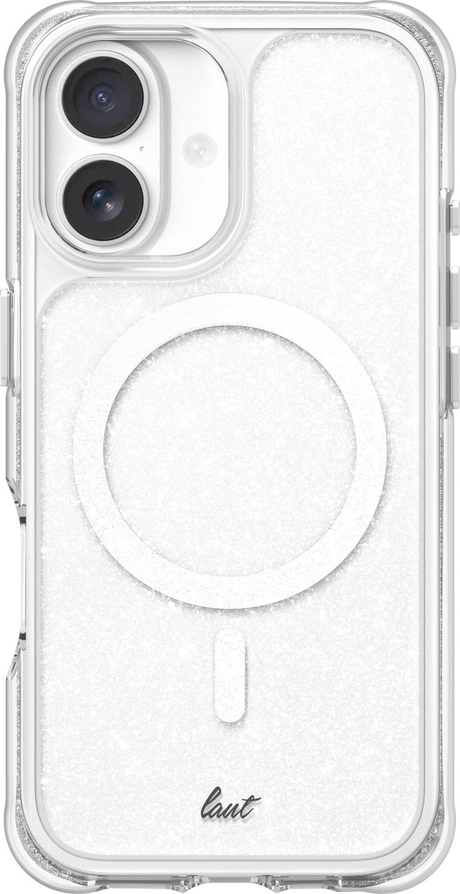 LAUT Aero Sparkle Case für iPhone 17 Crystal Silver iPhone 17 Kunststoff