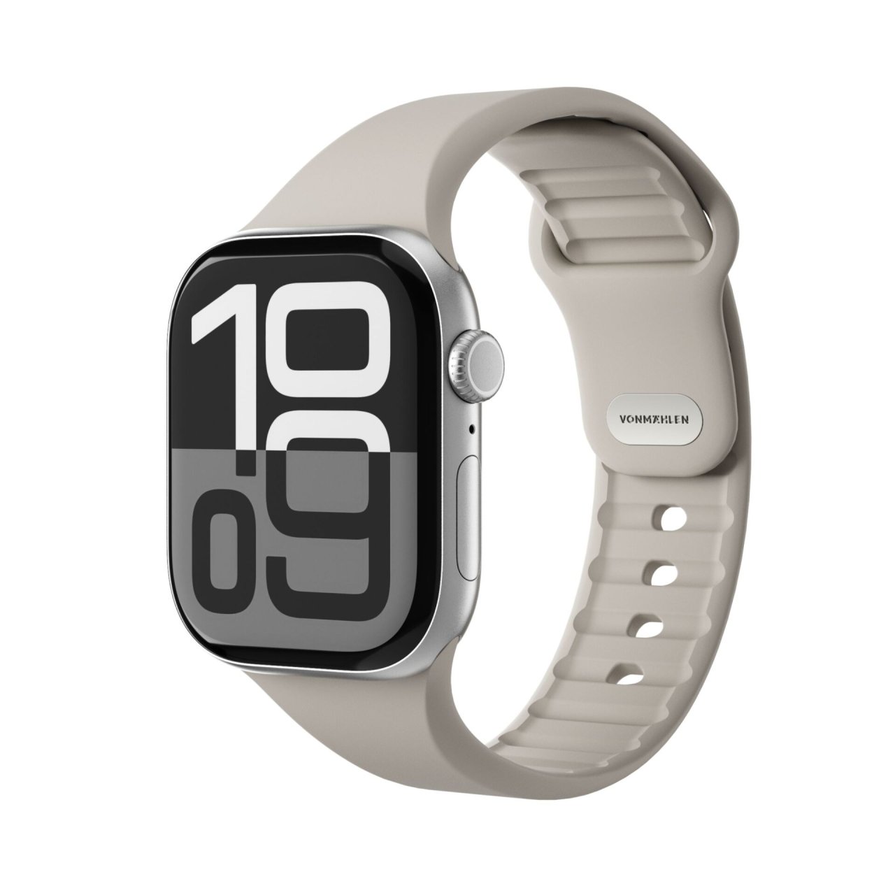 Vonmählen Classic Band für Apple Watch Cream 38/40/41/42mm (Series 10/11) Silikon