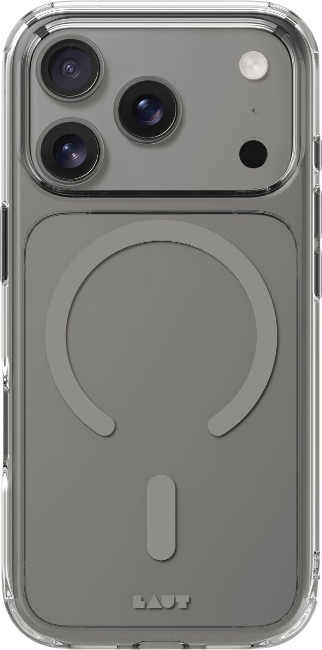 LAUT Crystal Fluro Case für iPhone 17 Pro Max Clear Grey iPhone 17 Pro Max Kunststoff