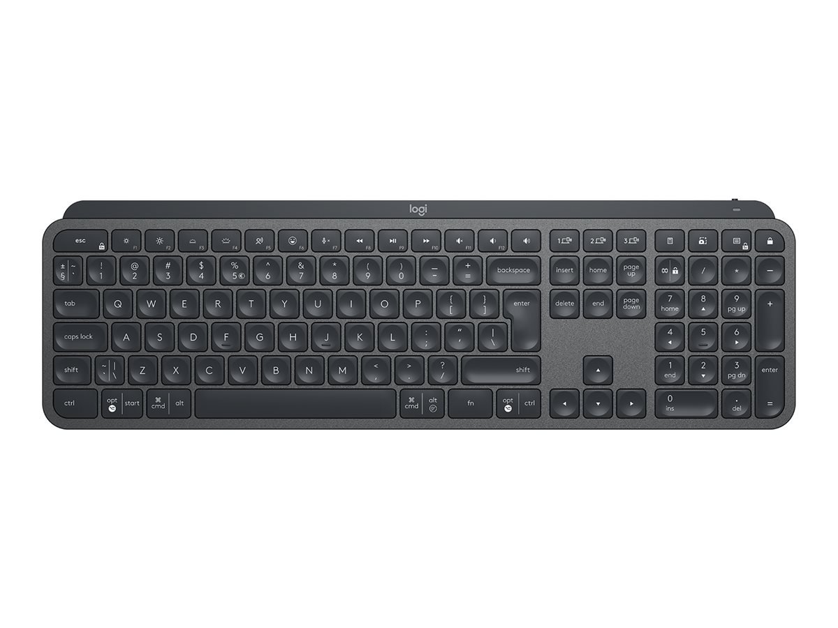 Logitech MX Keys Business Grafit Englisch International Bluetooth Kabellos via USB
