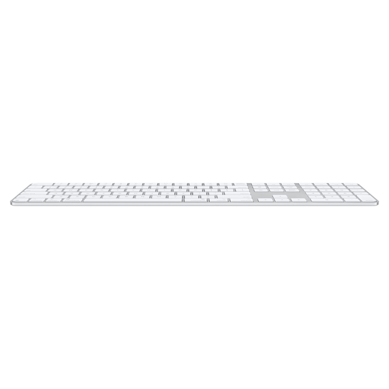 Apple Magic Keyboard mit Touch ID und Ziffernblock (USB-C) Silber Englisch International 2 - 3 W Bluetooth