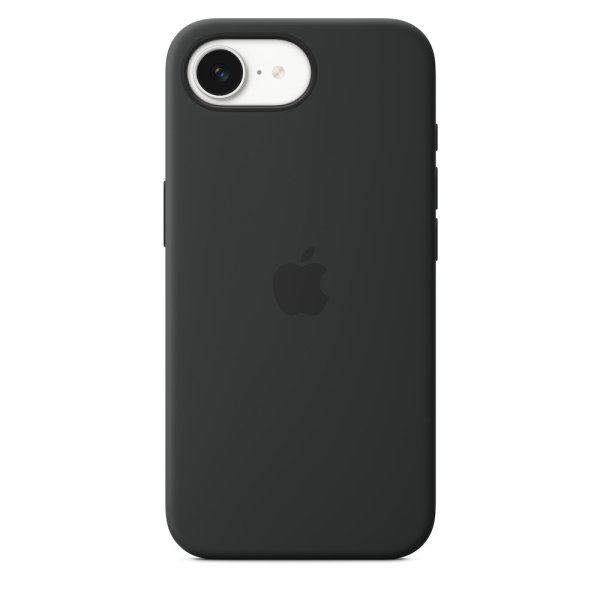 Apple iPhone 16e Silikon Case, Schwarz