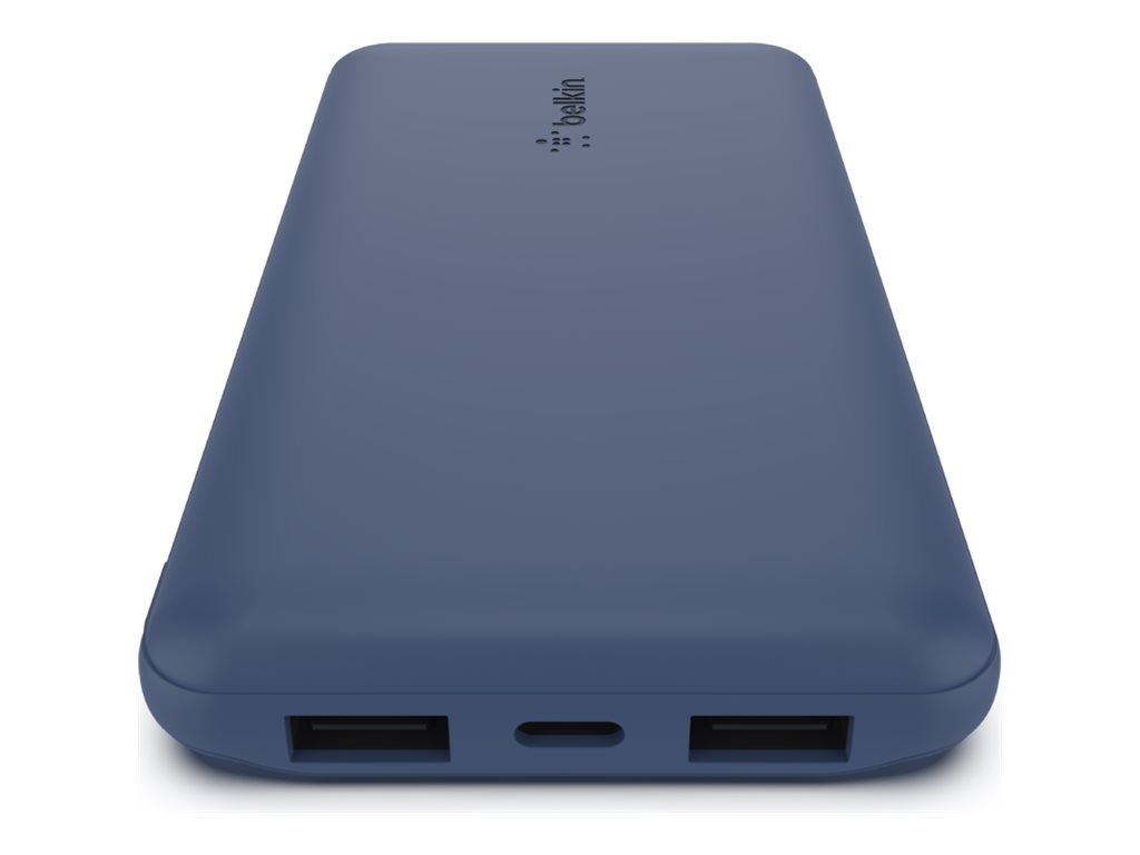 Belkin Powerbank inkl. Kabel Blau USB-C + USB-A 10000 mAh