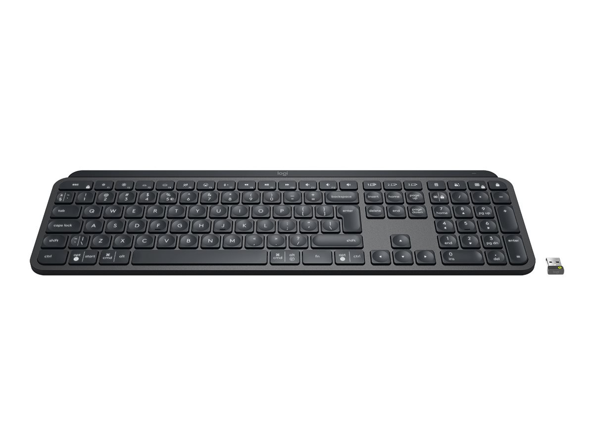 Logitech MX Keys Business Grafit Englisch International Bluetooth Kabellos via USB