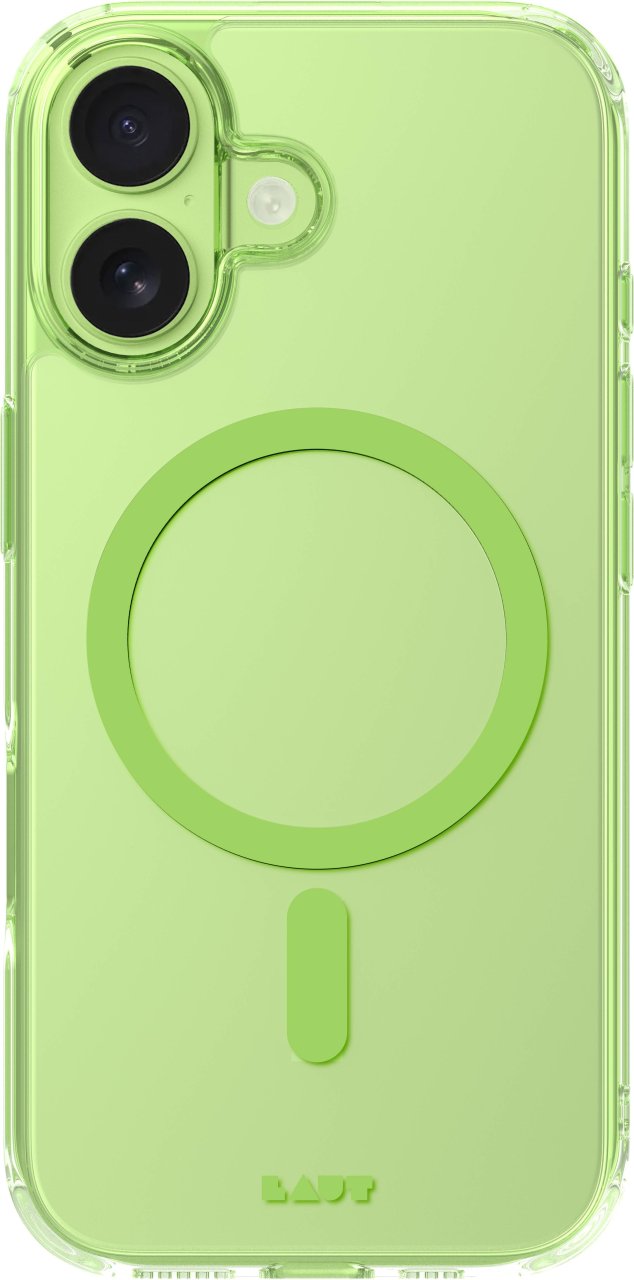 LAUT Crystal Fluro Case für iPhone 17 Light Green iPhone 17 Kunststoff