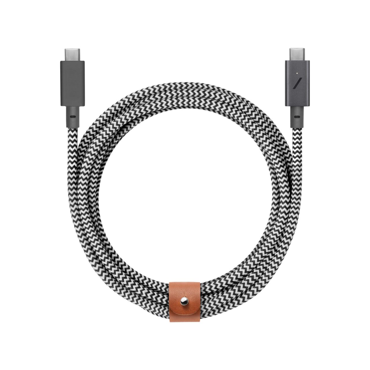 Native Union Belt USB-C auf USB-C Kabel Zebra USB-C auf USB-C 2,4m 240W