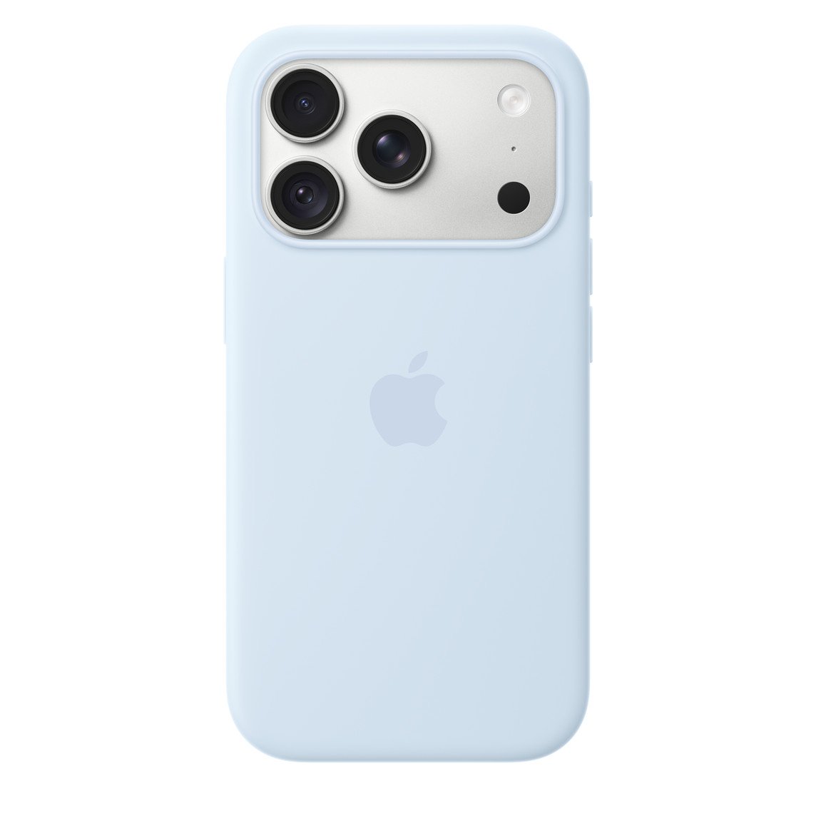 Apple iPhone 18 Pro Silikon Case mit MagSafe Klarblau iPhone 18 Pro