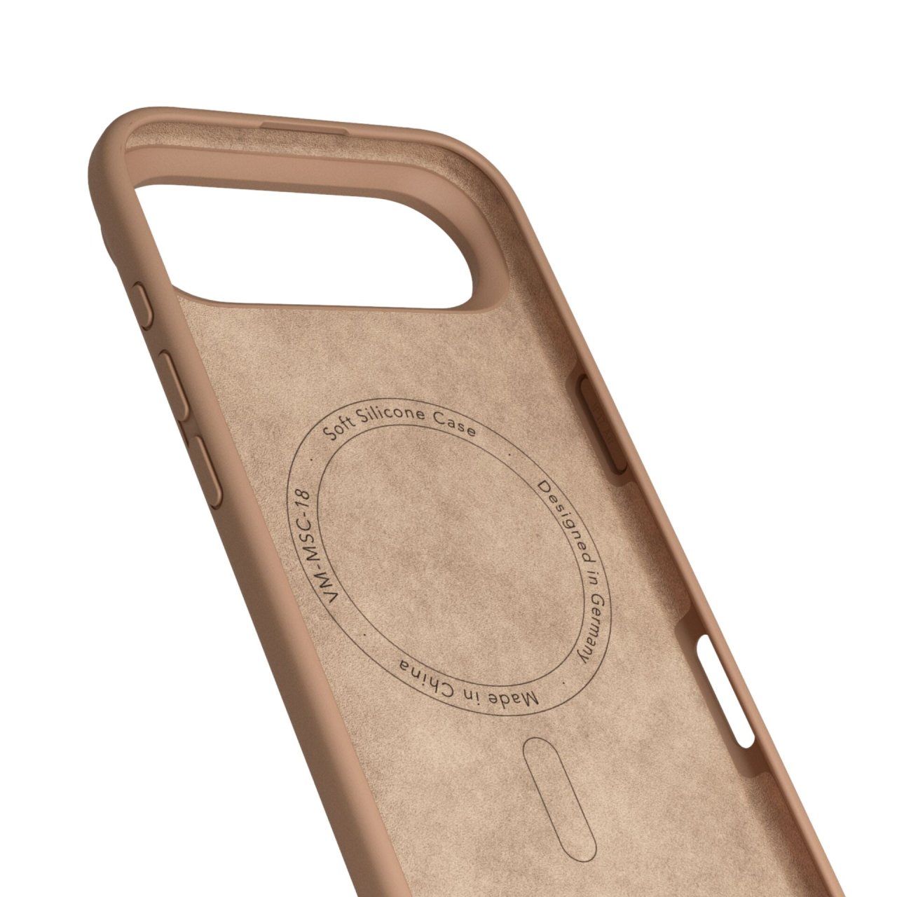 Vonmählen Soft Silikon Case für iPhone Air Dark Cream iPhone Air Silikon