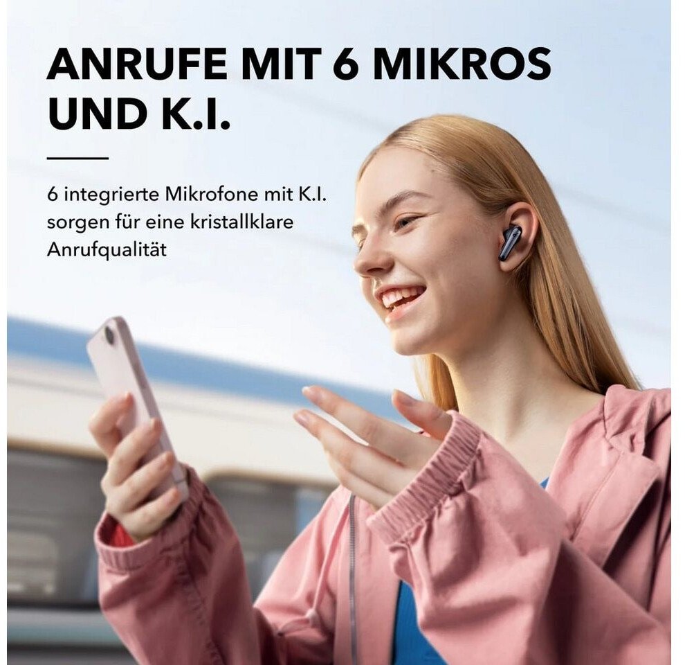 Anker Soundcore Liberty 4 NC In-Ear Kopfhörer Weiß In-Ear Kabellos