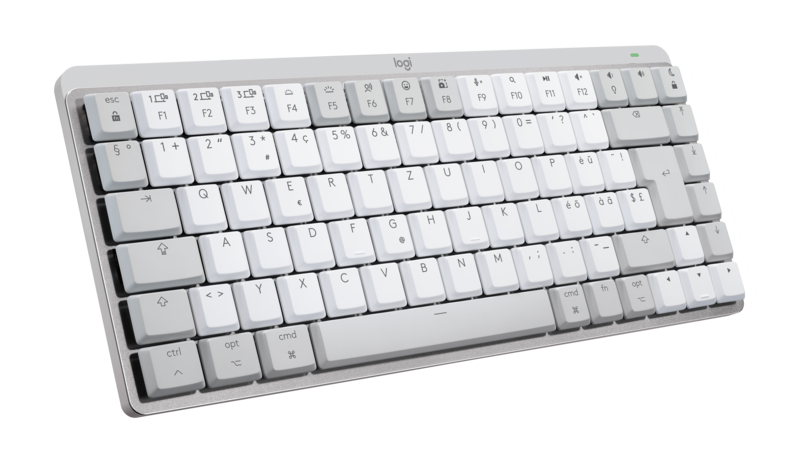 Logitech MX Mechanical Mini für Mac Hellgrau Deutsch Kabellos