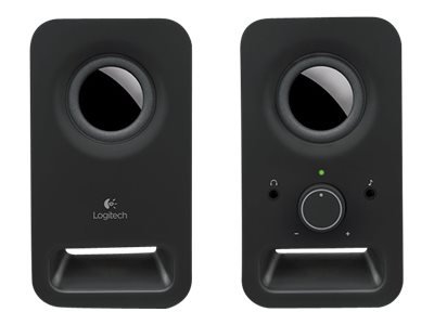 Logitech Z150 Stereo-Lautsprecher Schwarz Kabelgebunden