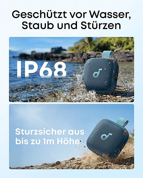 Anker Soundcore Boom Go 3i Blau Kabellos