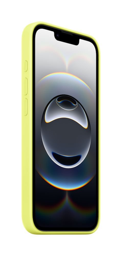 Apple iPhone 16e Silikon Case Neongelb iPhone 16e Silikon