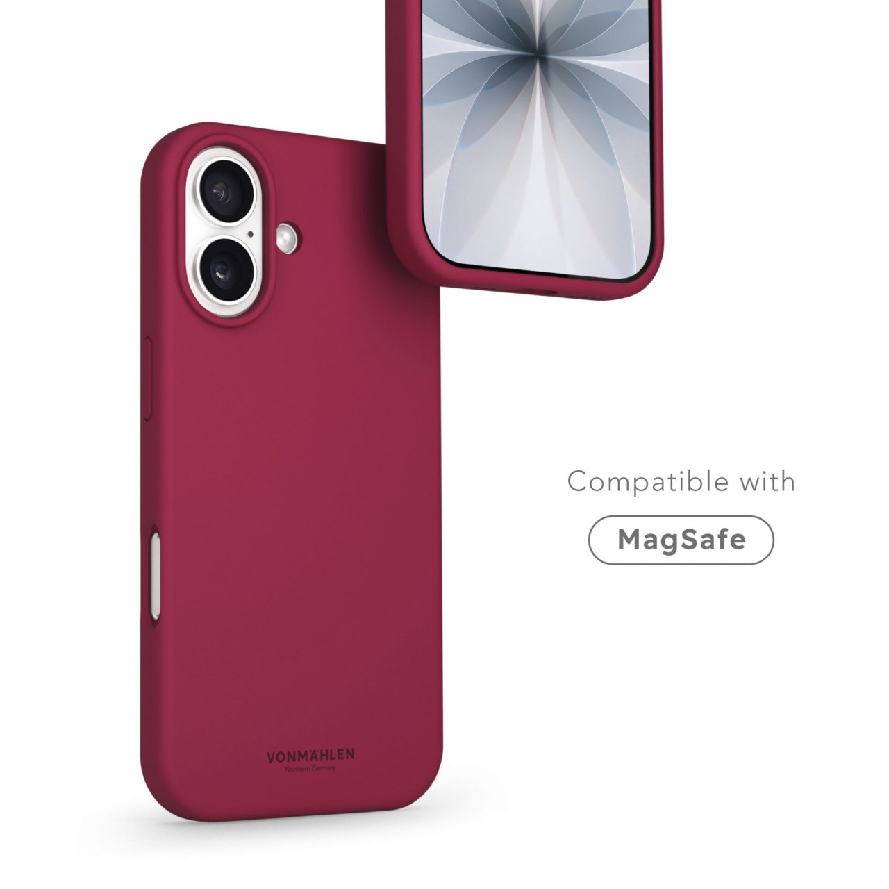 Vonmählen Soft Silikon Case für iPhone 17 Dark Red iPhone 17 Silikon