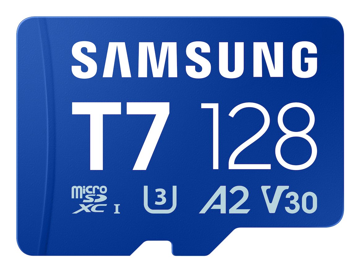 Samsung T7 microSD Speicherkarte Blau 128GB