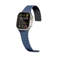 GUAN Premium Armband für Apple Watch Blau/Schwarz