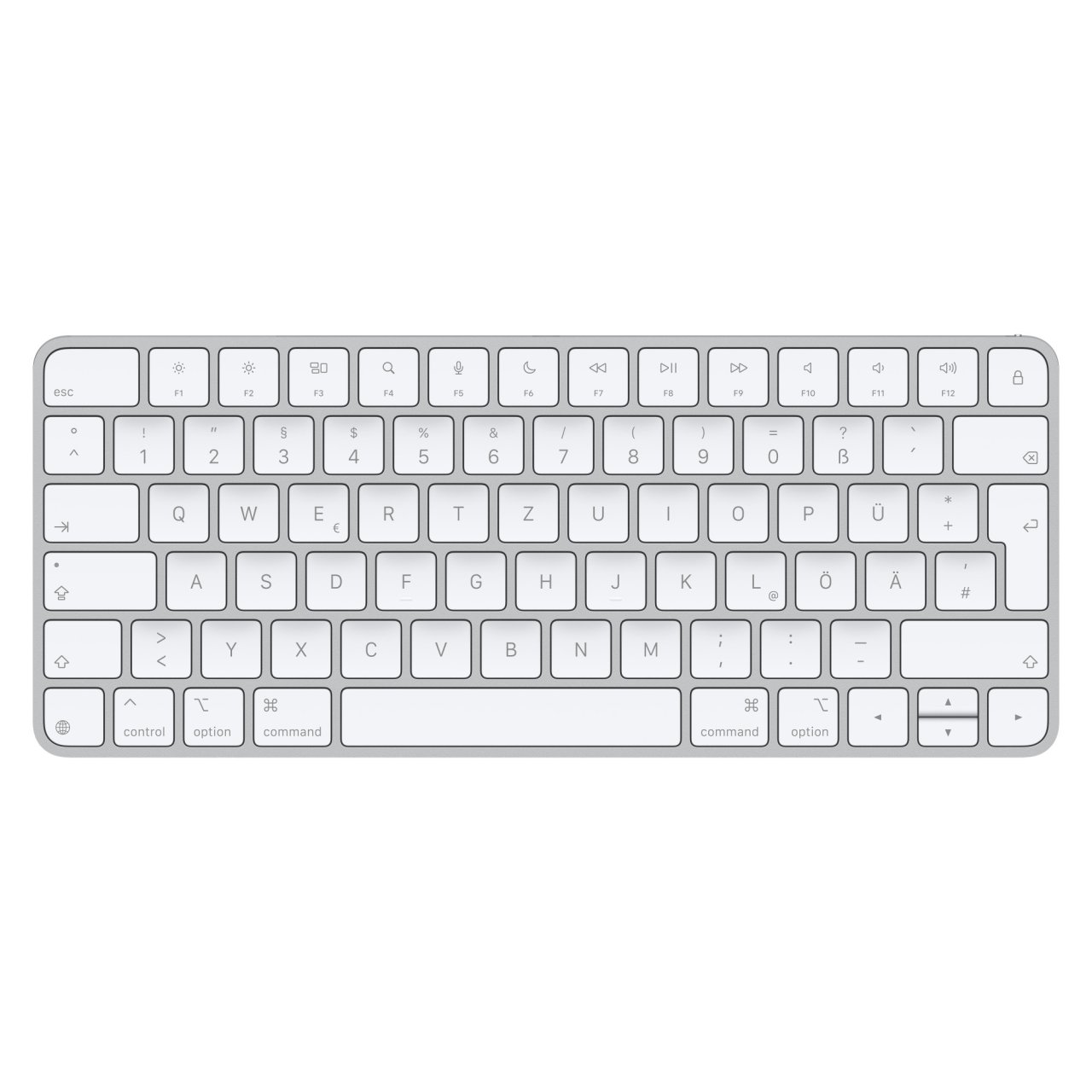 Apple Magic Keyboard (USB-C) Silber Deutsch 2,5 - 3 W Bluetooth